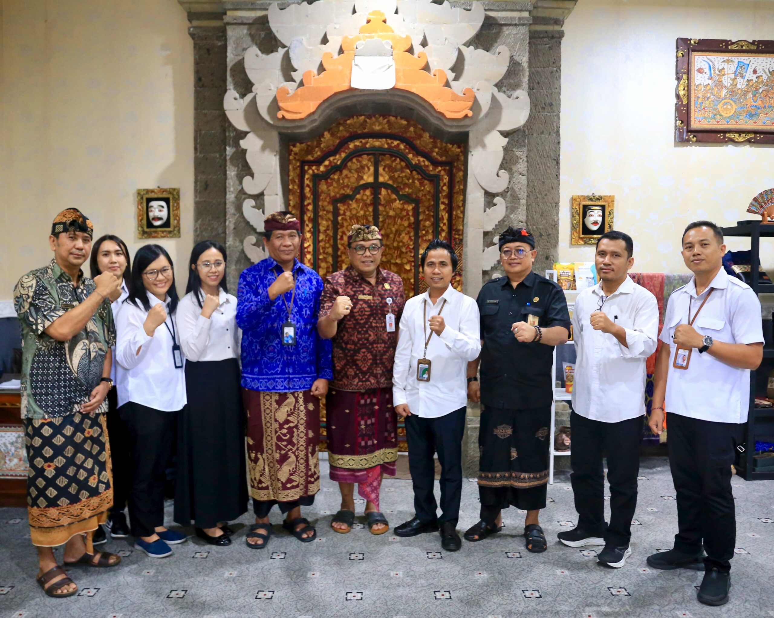 Sekda Anak Agung Gede Lesmana menerima Kunjungan Kepala Balai Prasarana Permukiman Wilayah (BPPW)