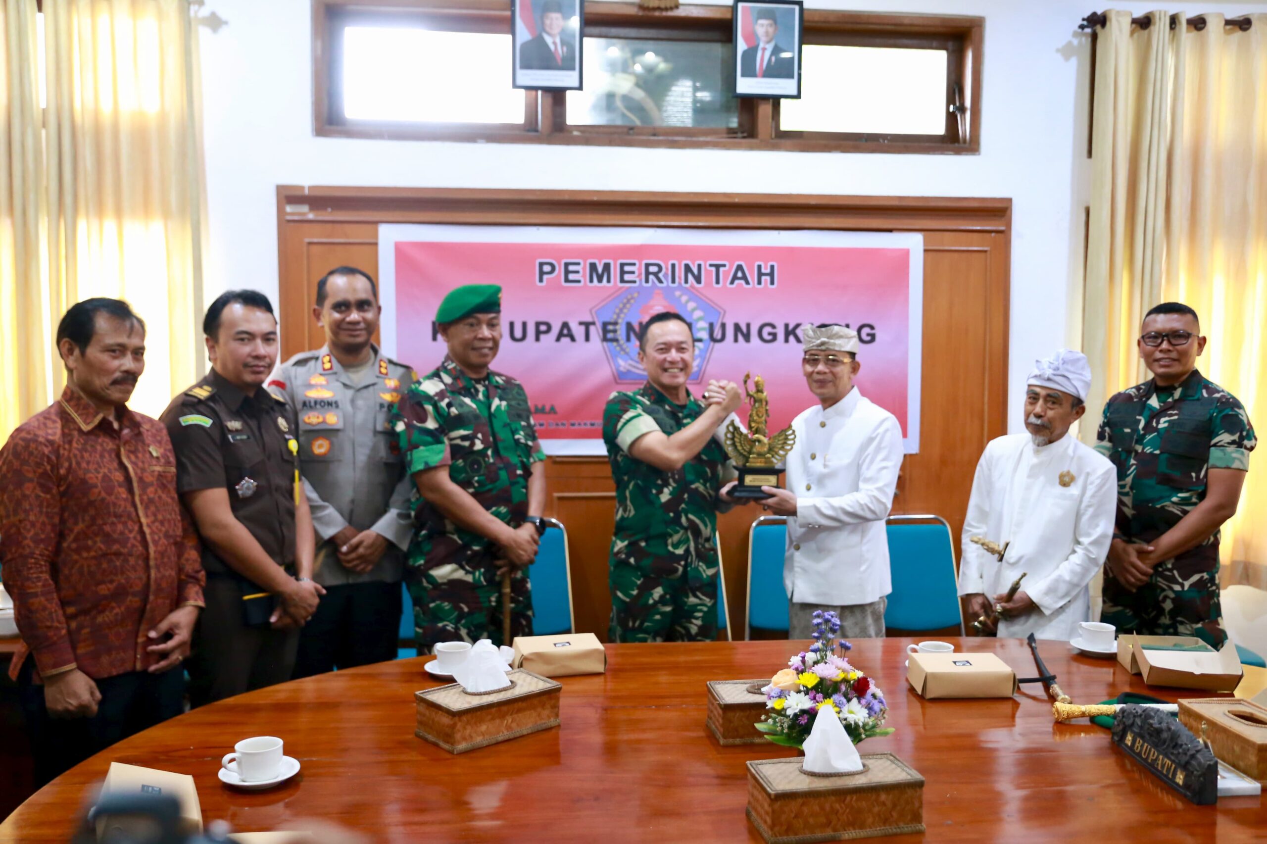 Bupati Satria Menerima Kunjungan Kerja Pangdam IX/Udayana