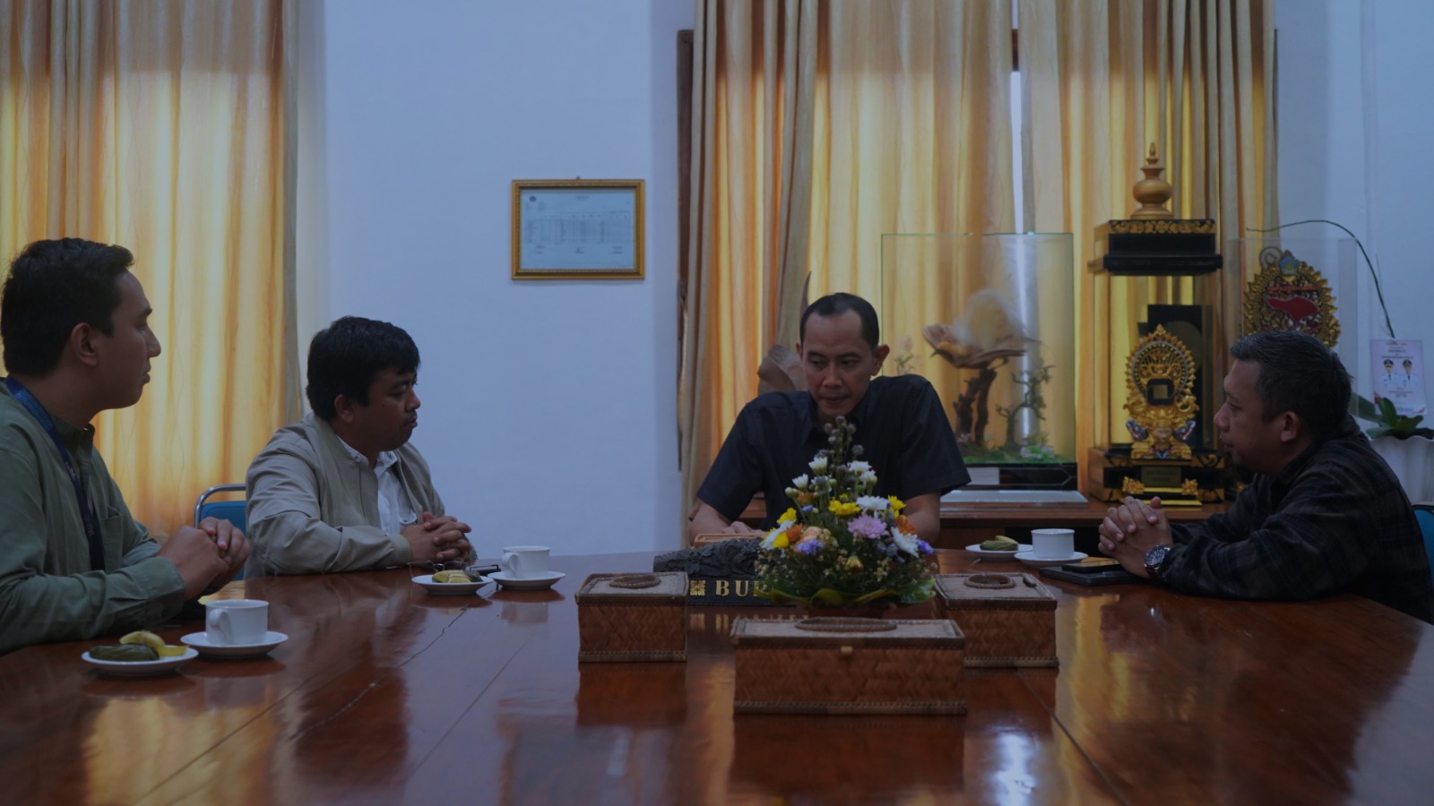 Wakil Bupati Klungkung Terima Audiensi PT Taspen Persero Denpasar