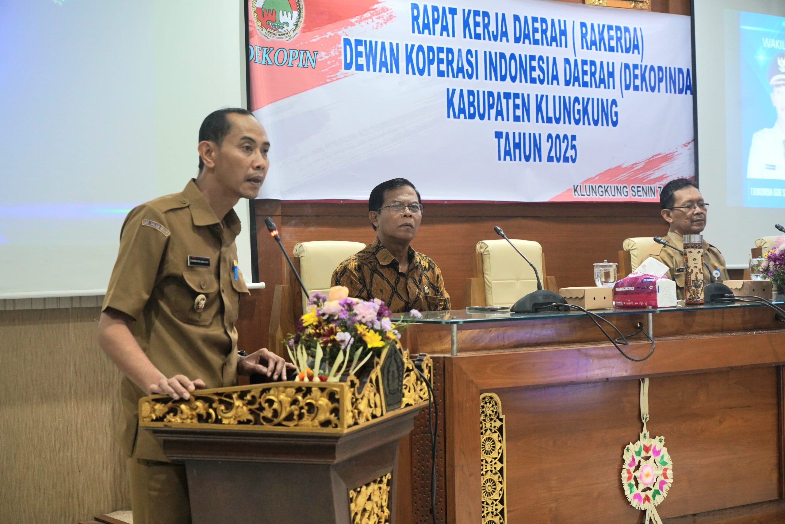 Pembukaan Rakerda Dekopinda Kabupaten Klungkung
