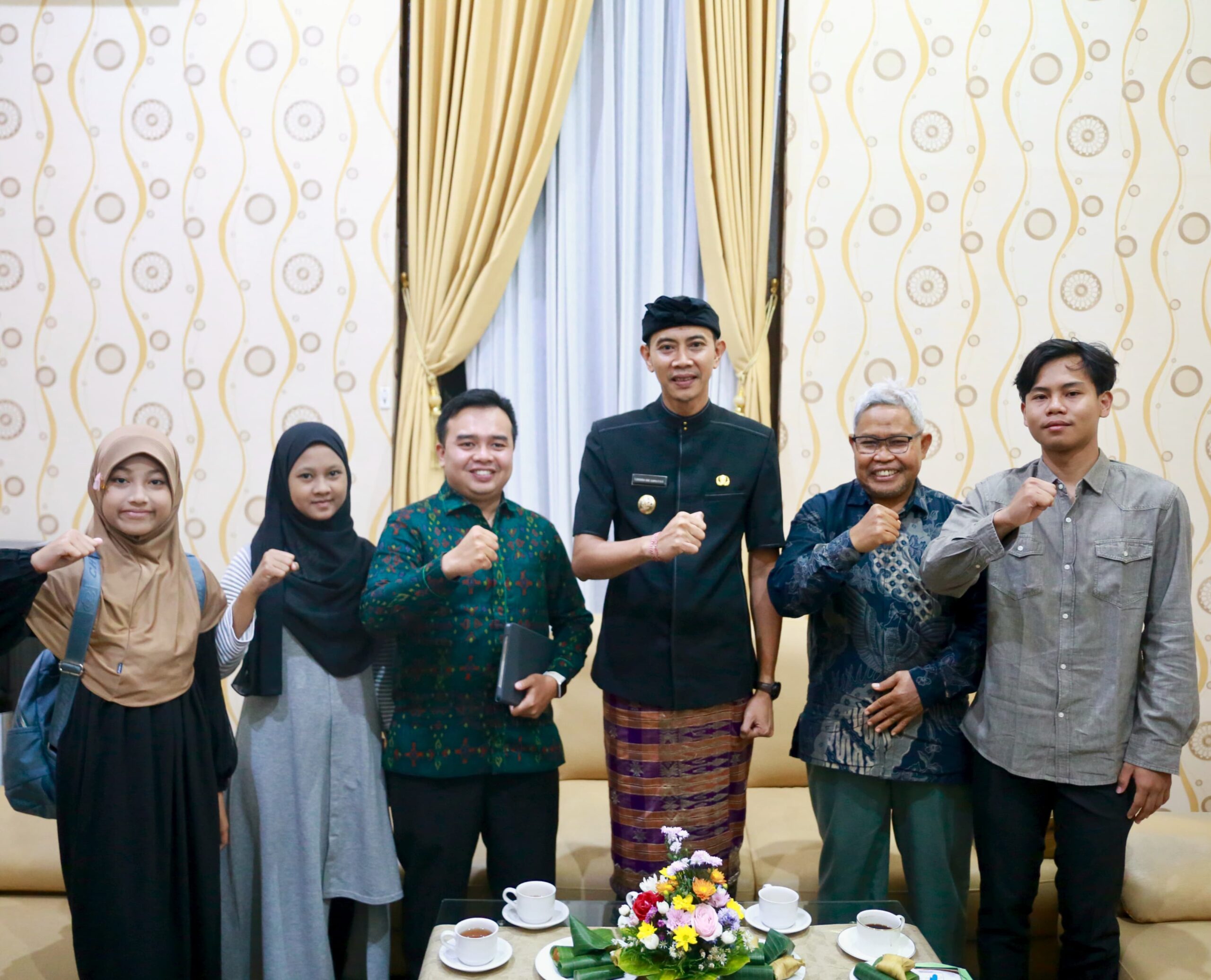 Wabup Tjok Surya Putra Terima Audiensi Lembaga Pengembangan Tilawatil Qur’an (LPTQ)