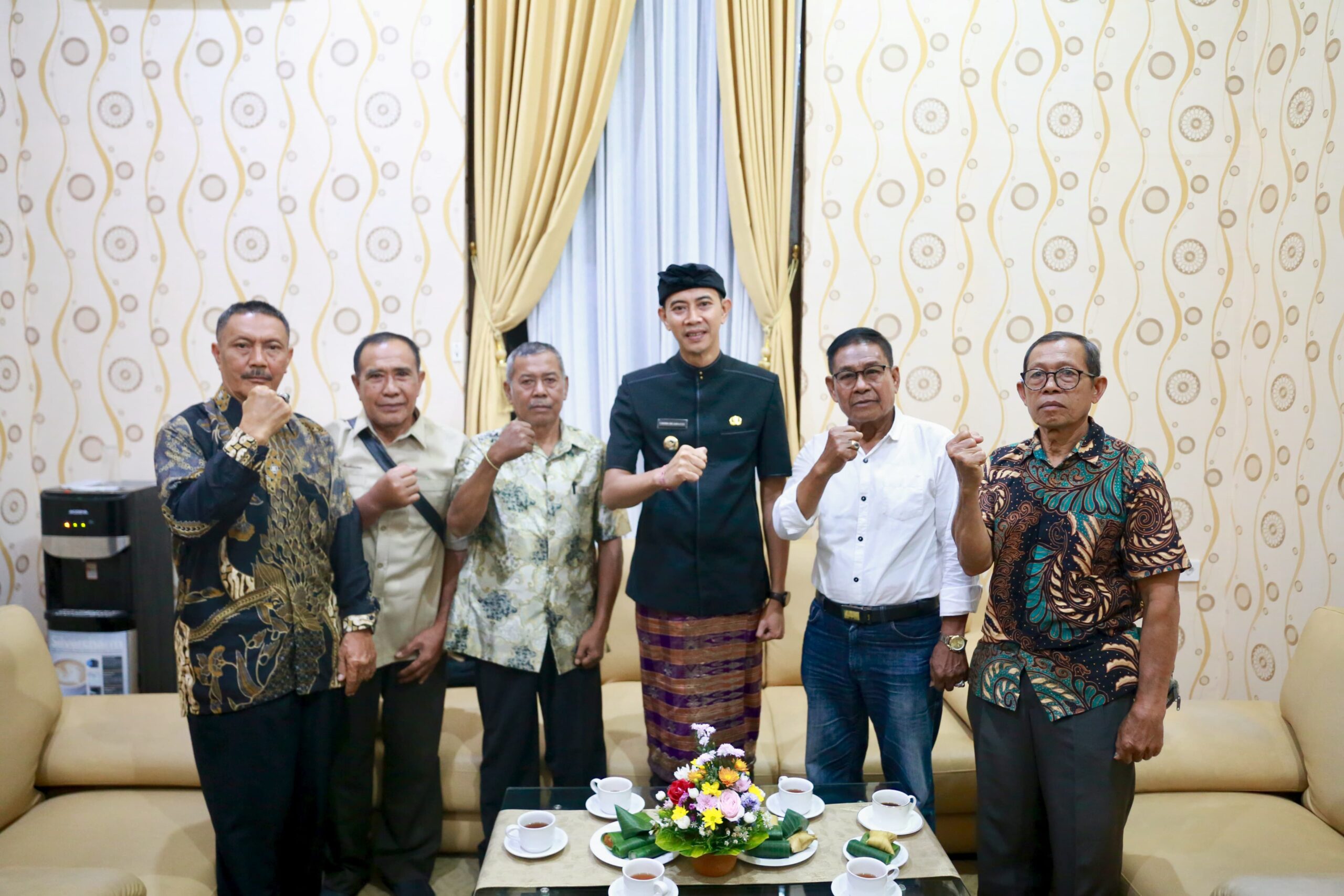 Wabup Tjok Surya Putra menerima Audiensi Persatuan Purnawirawan Polri Kabupaten Klungkung