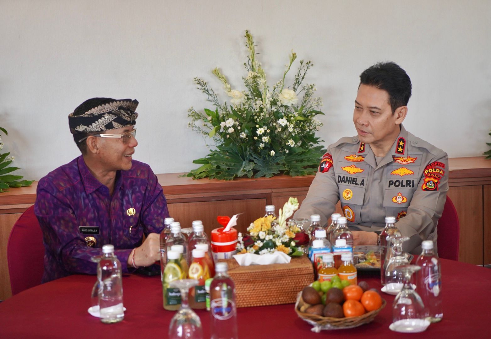 Bupati Satria Sambut Kunjungan Kerja Kapolda Bali