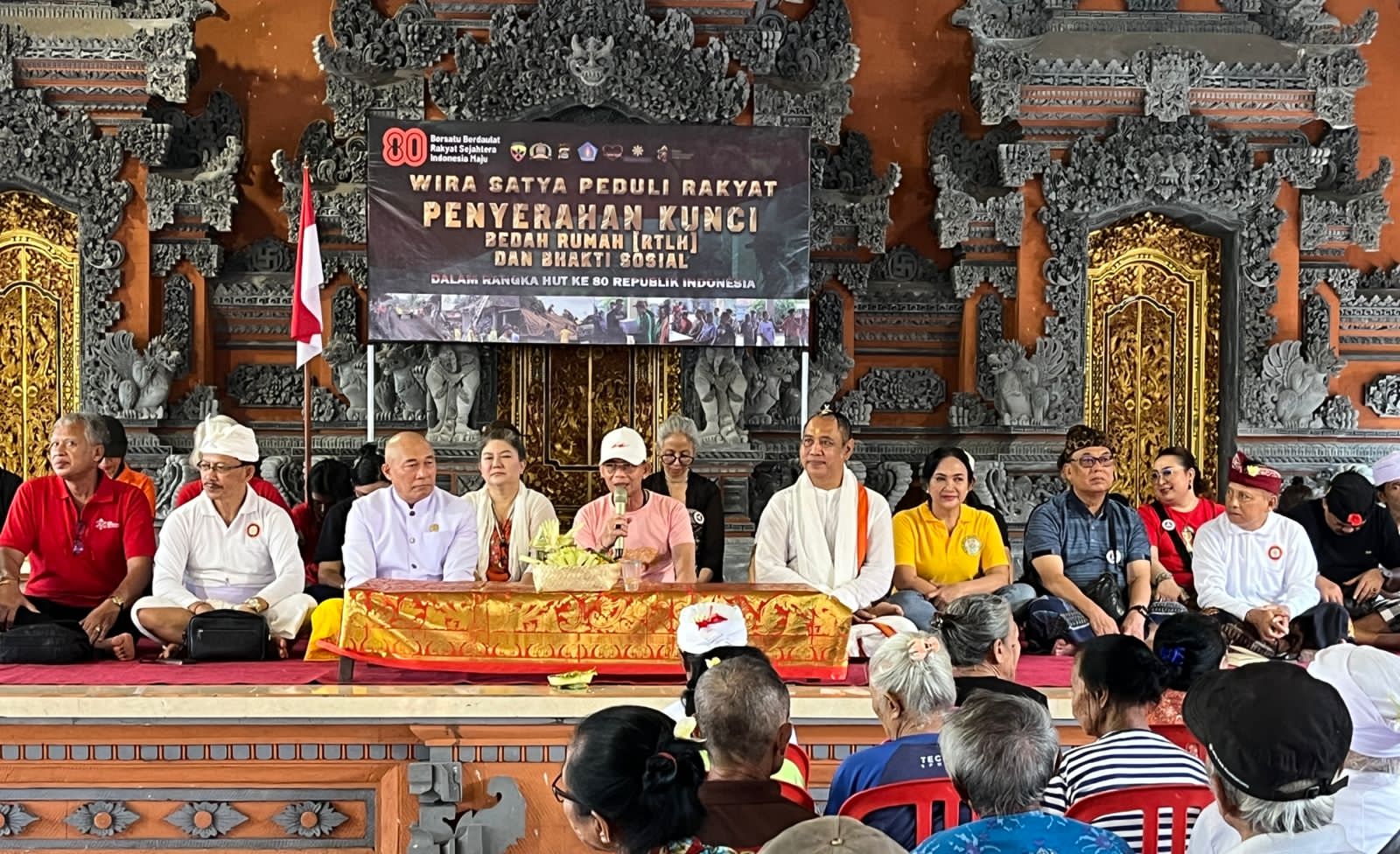 Bupati Satria Apresiasi Pelaksanaan Kegiatan Bakti Sosial Komunitas Gema Perdamaian