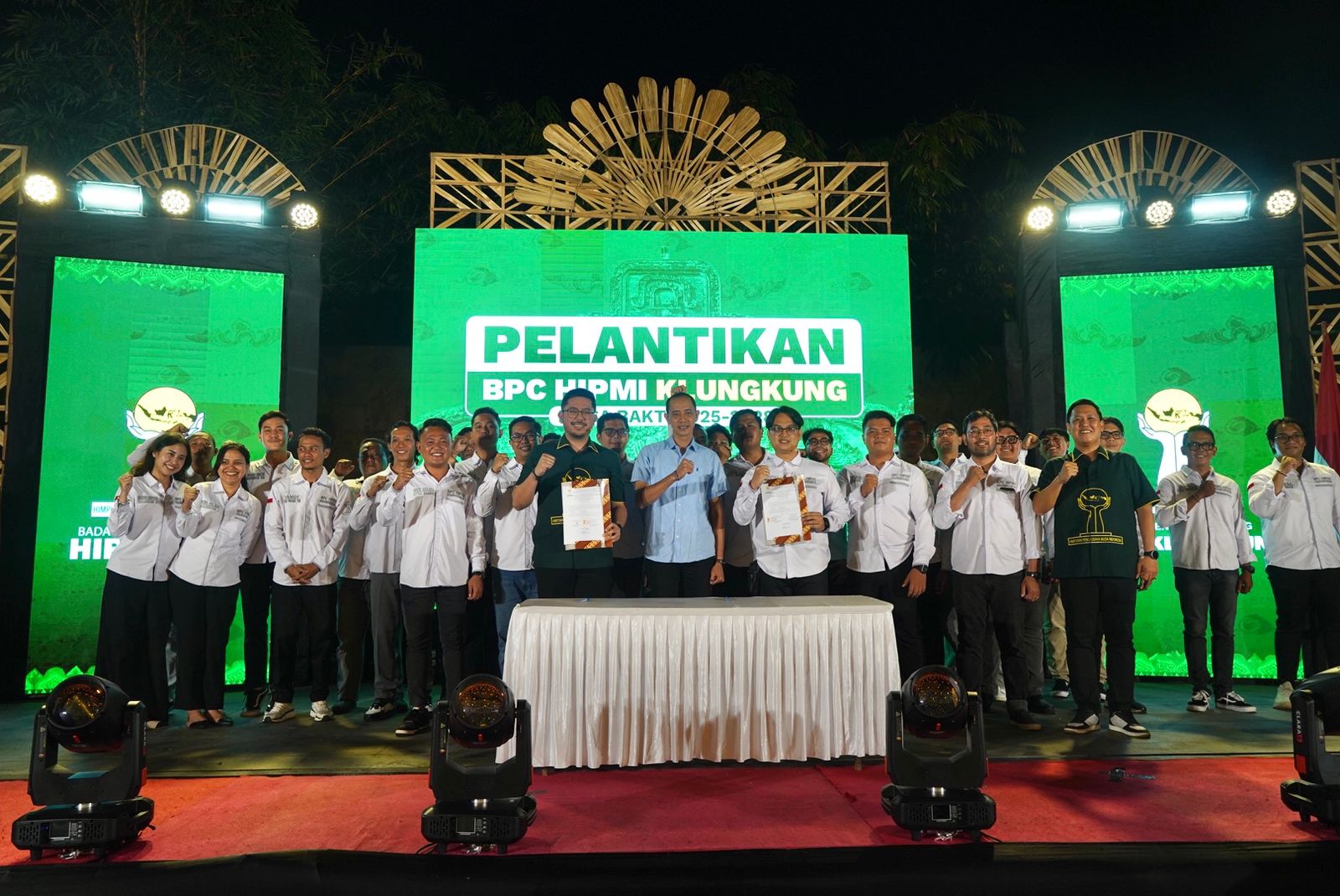 Wabup Tjok Surya Hadiri Pelantikan BPC HIPMI Masa Bakti 2025-2028