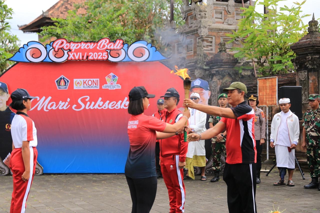 Kirab Api Porprov Bali 2025