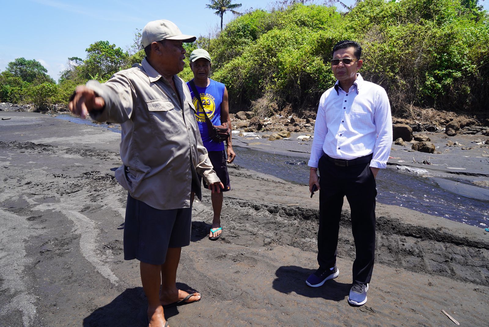 Cegah Abrasi di Pantai Tegal Besar, BWS Kerjakan Sodetan Aliran Sungai Tukad Bubuh