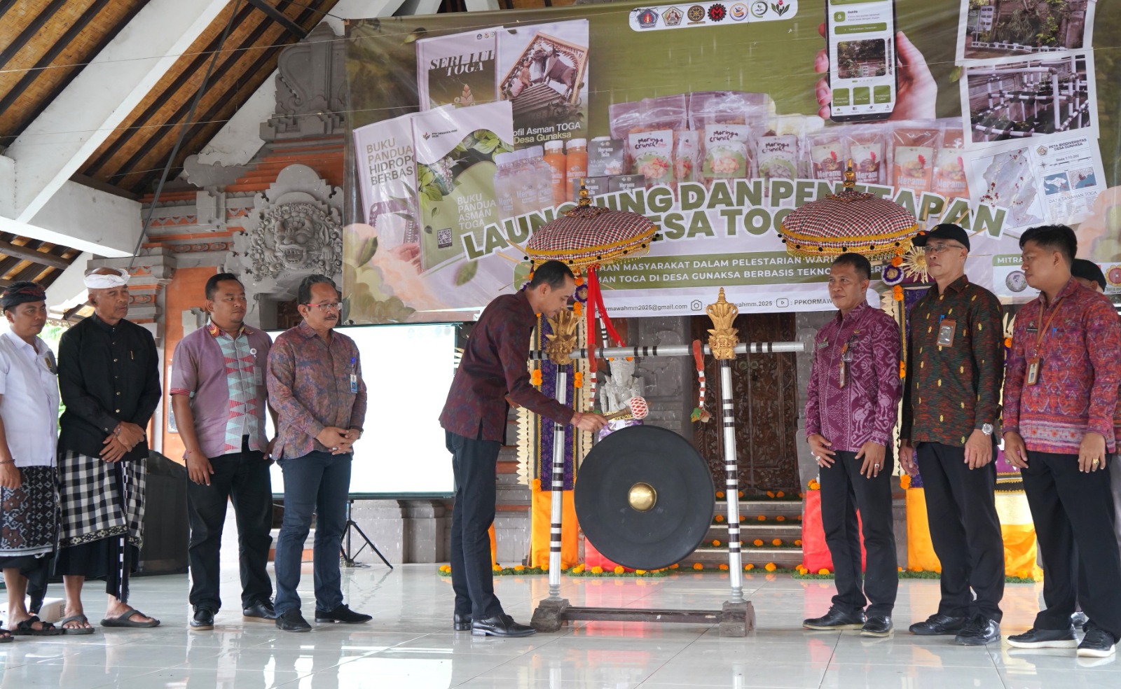 Wabup Apresiasi HMM Unud Dukung Program Pemberdayaan Masyarakat Kembangkan TOGA
