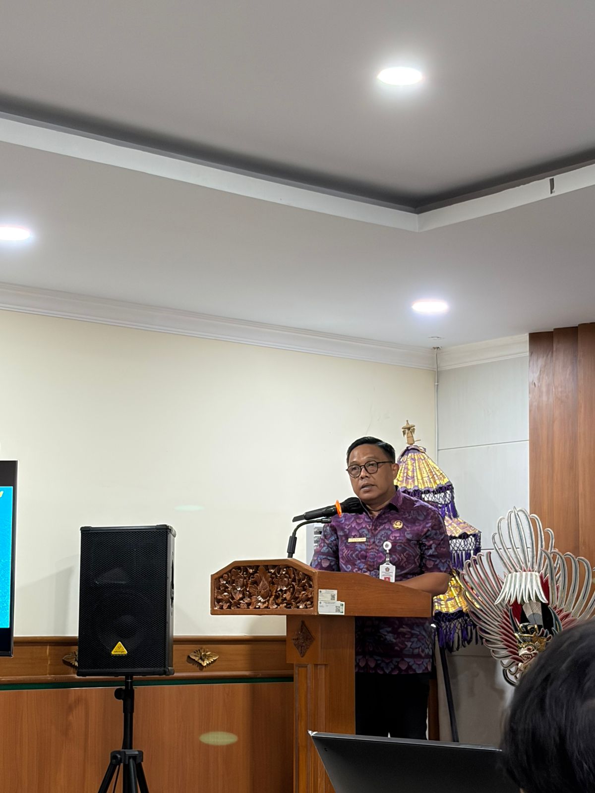 Sekda Klungkung Anak Agung Lesmana Hadiri Rakor Potensi Penilaian SDA Hayati