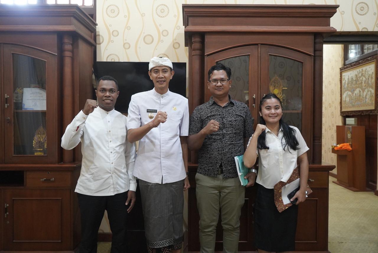 Wabup Tjok Surya terima audiensi Panitia Natal Bersama dan Perwakilan Umat Kristiani se-Kabupaten Klungkung