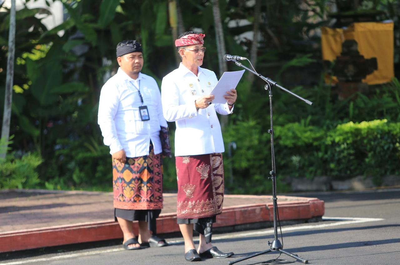 Pimpin Apel Peringatan Hari Bela Negara, Bupati Satria : Jadikan Momentum Cinta Tanah Air