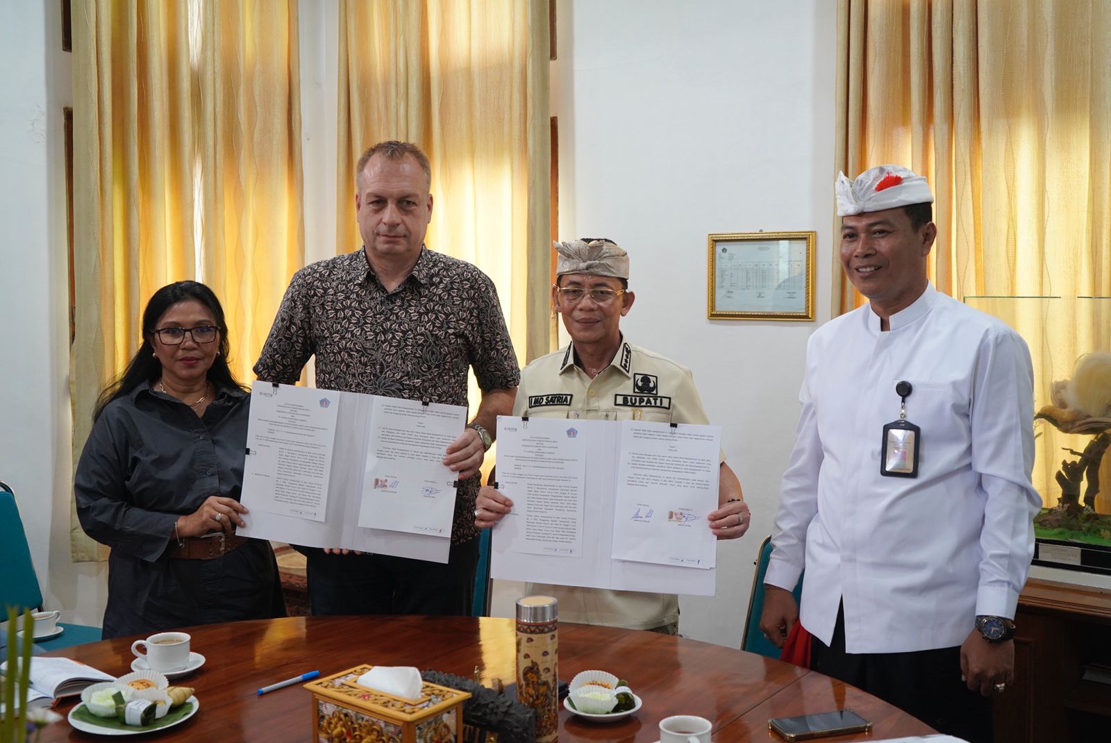 Bupati Satria Jalin Kerjasama dengan PT. Axerna Rebewable Enery