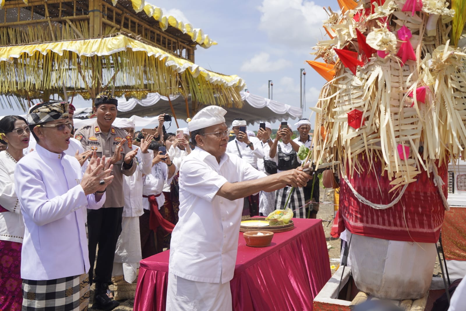 Puncak Tawur Agung Labuh Gentuh, Bhumi Sudha, Balik Sumpah, Pangruak Bhumi, Panegteg Jagad, Pusat Kebudayaan Bali