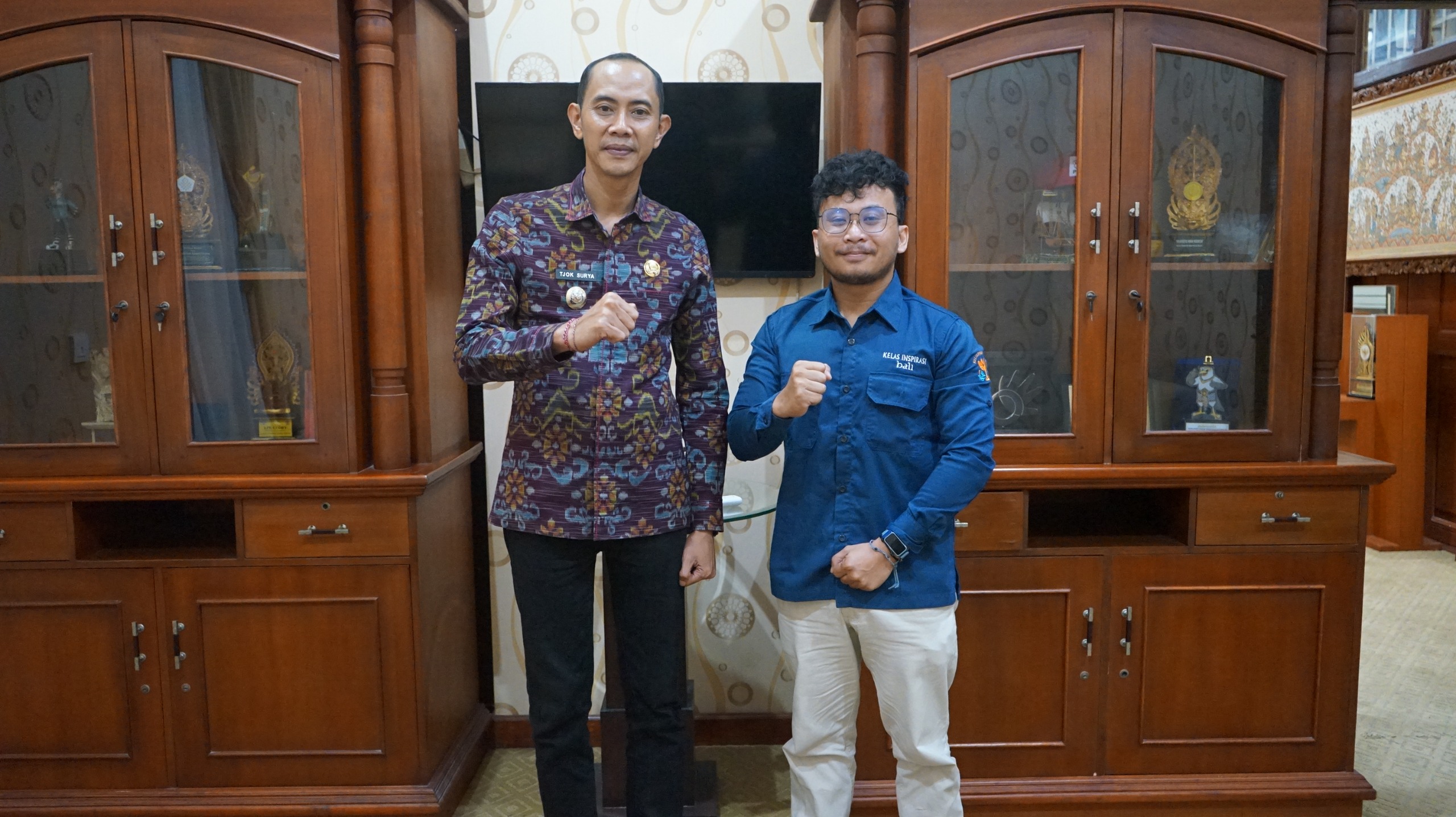 Relawan Kelas Inspirasi Bali Temui Wabup Tjok Surya, Perkuat Sinergi Pendidikan Berbasis Karakter