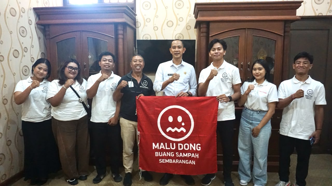 Perkuat Penanganan Sampah, Wabup Tjok Surya Sambut Baik Audiensi Komunitas Malu Dong