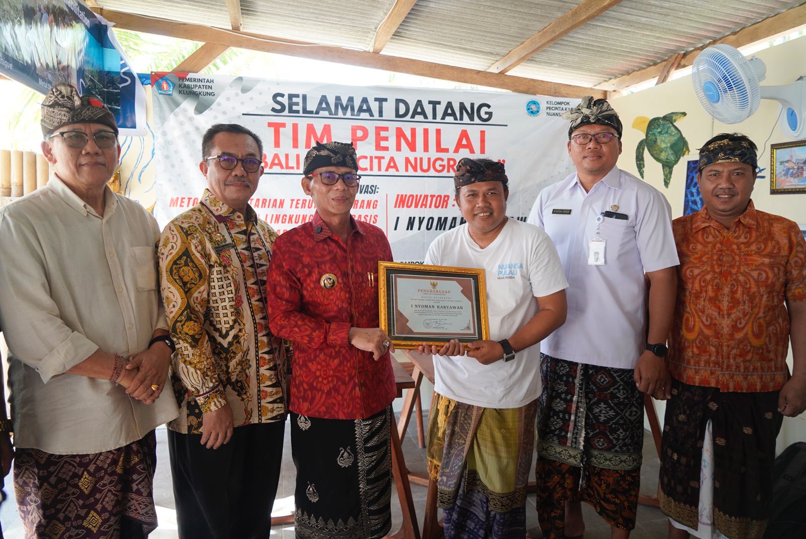 Hadiri Penilaian Lapangan Lomba Bali Swacitta Nugraha 2026, Bupati Satria Apresiasi Inovasi Pelestarian Terumbu Karang di Desa Ped Nusa Penida