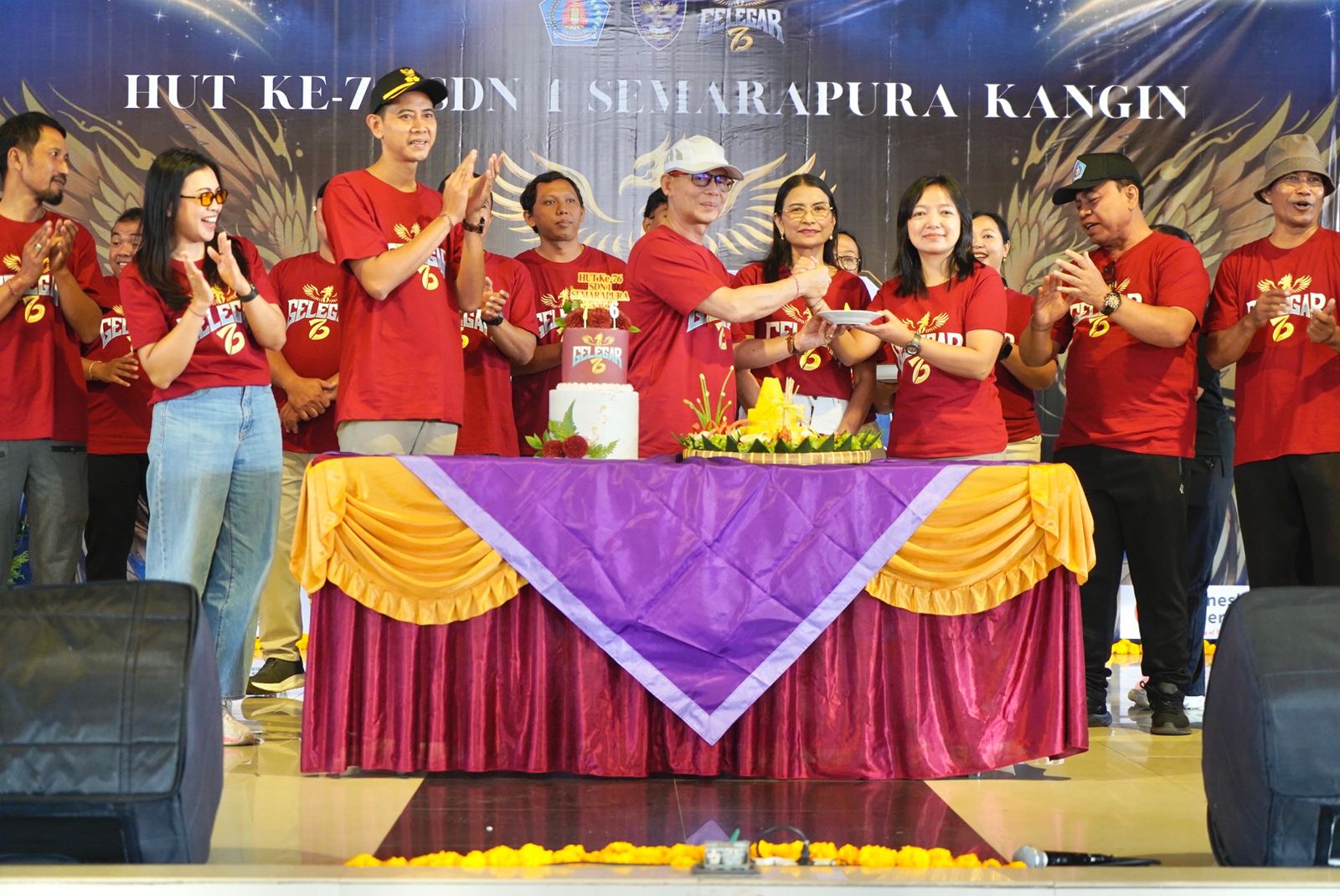 Puncak HUT ke-76 SD Negeri 1 Semarapura Kangin Meriah, Bupati Satria Tekankan Pembentukan Karakter Generasi Muda